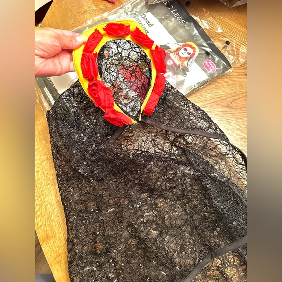 CATRINA Day if the Dead Halloween Costume Dress Adult Plus Size XL NWT - Picture 14 of 15